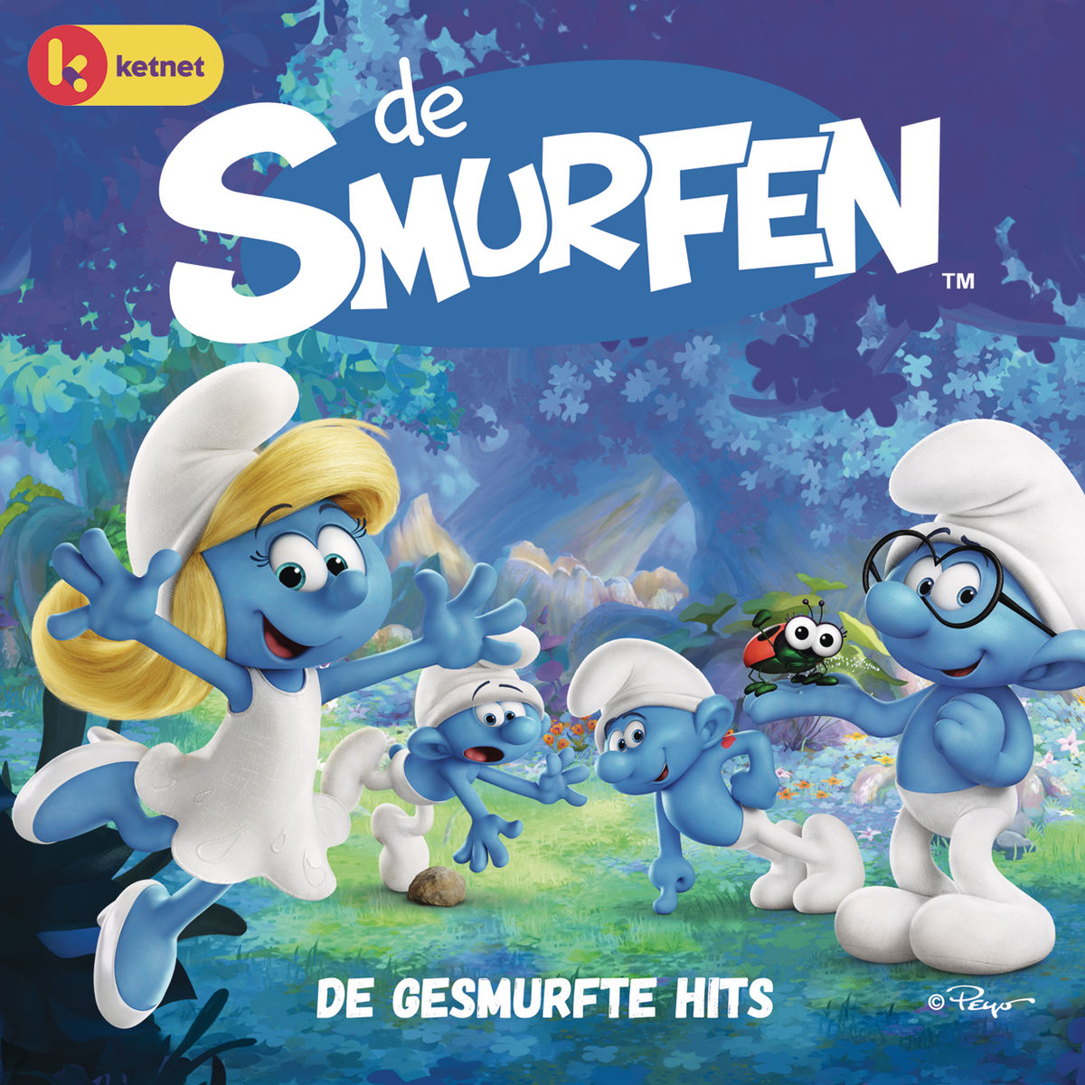 winterpret met de smurfen cd